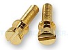 Kluson Stop Tailpiece Studs/Steel/Gold