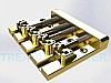 HIPSHOT KickAss Bass Bridge/Gold 4 String