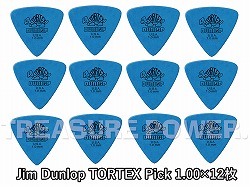 Jim Dunlop Tortex Triangle 1.00 Pick_12pcs