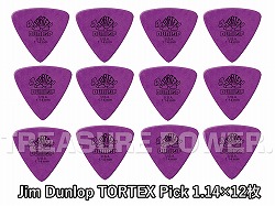 Jim Dunlop Tortex Triangle 1.14 Pick_12pcs