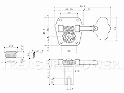 GOTOH GB640-Dimension