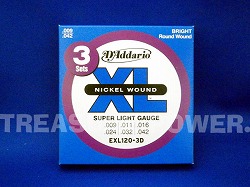 D'Addario EXL120-3D