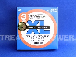 D'Addario EXL110-3D