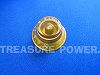 HAT KNOB GOLD / inch